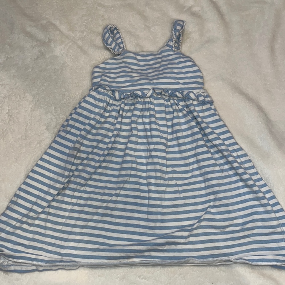 Rachel Zoe blue and white kids dress size 5t